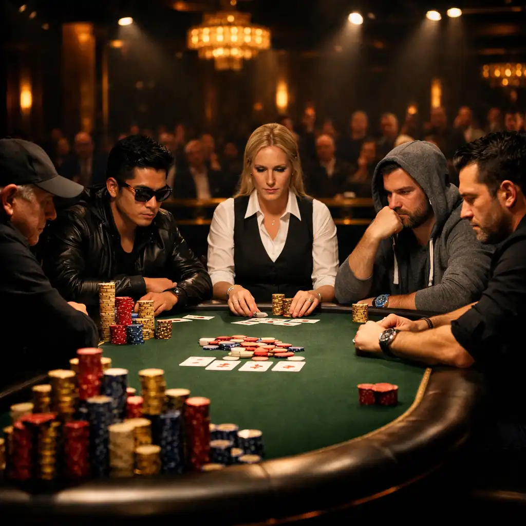Finálový stůl pokerového turnaje